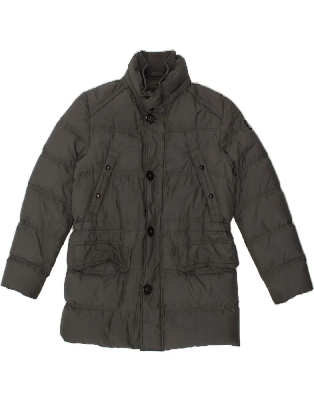 Casual Men's Bomber JacketsMARINA YACHTING Mens Padded Jacket IT 50 Large Grey Polyester Casual Men's Bomber JacketsMARINA YACHTING Mens Padded Jacket IT 50 Large Grey Polyester