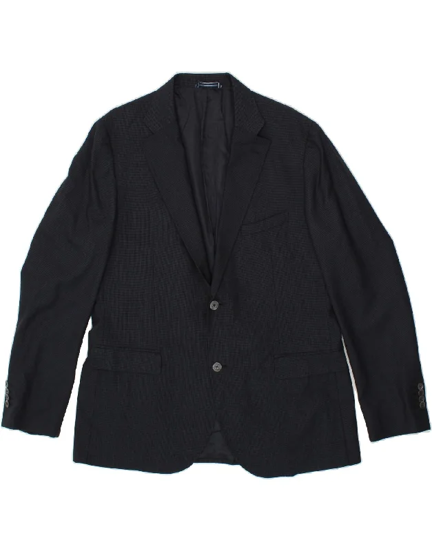 Men's Coats with Adjustable HemsMASSIMO DUTTI Mens 2 Button Blazer Jacket EU 58 2XL Navy Blue Wool Men's Coats with Adjustable HemsMASSIMO DUTTI Mens 2 Button Blazer Jacket EU 58 2XL Navy Blue Wool