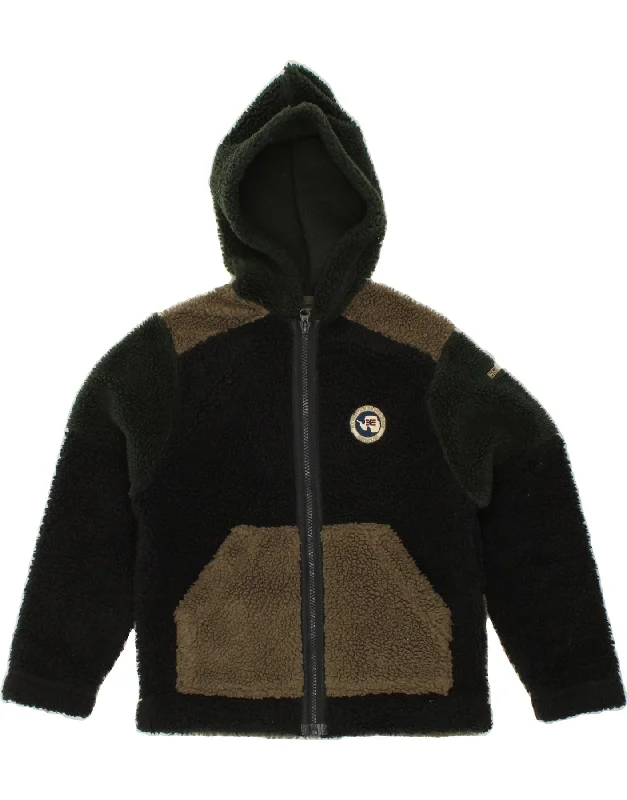 Men's Coats without LiningNAPAPIJRI Boys Graphic Hooded Fleece Jacket 7-8 Years Green Polyester Men's Coats without LiningNAPAPIJRI Boys Graphic Hooded Fleece Jacket 7-8 Years Green Polyester