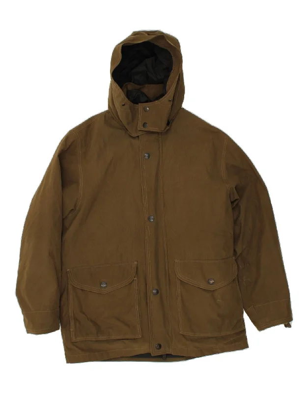 Men's Coats for Everyday WearNAVIGARE Mens Hooded Windbreaker Jacket UK 40 Large Khaki