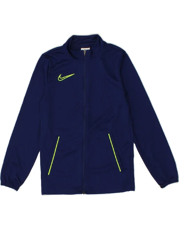Men's Coats with Synthetic InsulationNIKE Boys Dri Fit Tracksuit Top Jacket 10-11 Years Medium Navy Blue Men's Coats with Synthetic InsulationNIKE Boys Dri Fit Tracksuit Top Jacket 10-11 Years Medium Navy Blue