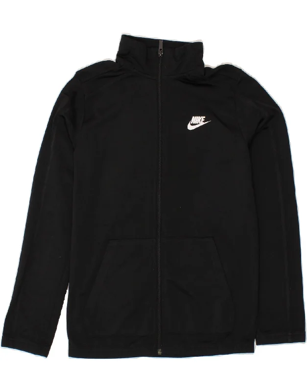 Men's Coats for AutumnNIKE Boys Tracksuit Top Jacket 12-13 Years Large Black Polyester