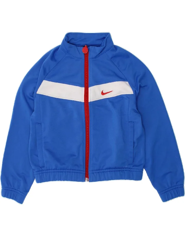 Men's Coats for Cold WeatherNIKE Boys Tracksuit Top Jacket 4-5 Years Small Blue Colourblock Men's Coats for Cold WeatherNIKE Boys Tracksuit Top Jacket 4-5 Years Small Blue Colourblock