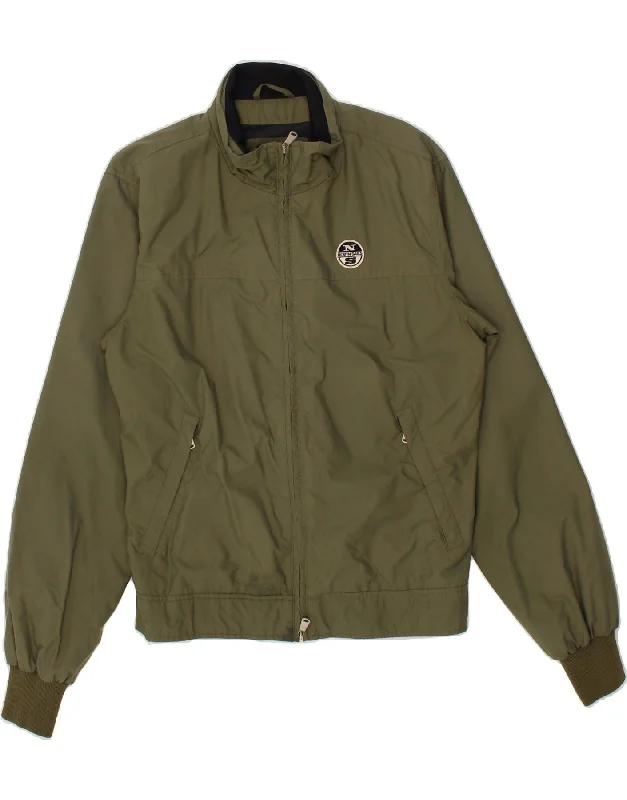 Classic Men's Trench CoatsNORTH SAILS Mens Bomber Jacket UK 40 Large Khaki Nylon