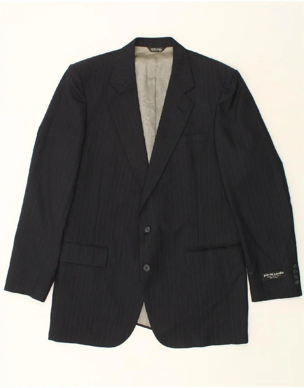 Men's Coats for AutumnPIERRE CARDIN Mens 2 Button Blazer Jacket UK 38 Medium Navy Blue Pinstripe Men's Coats for AutumnPIERRE CARDIN Mens 2 Button Blazer Jacket UK 38 Medium Navy Blue Pinstripe