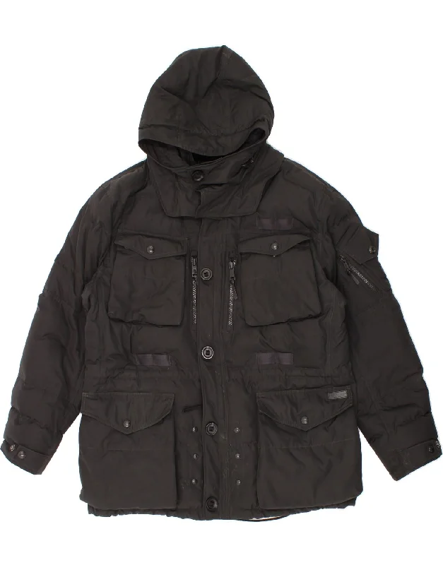 Men's Coats for AutumnPOLO RALPH LAUREN Mens Hooded Padded Jacket UK 44 2XL Black Polyester Men's Coats for AutumnPOLO RALPH LAUREN Mens Hooded Padded Jacket UK 44 2XL Black Polyester