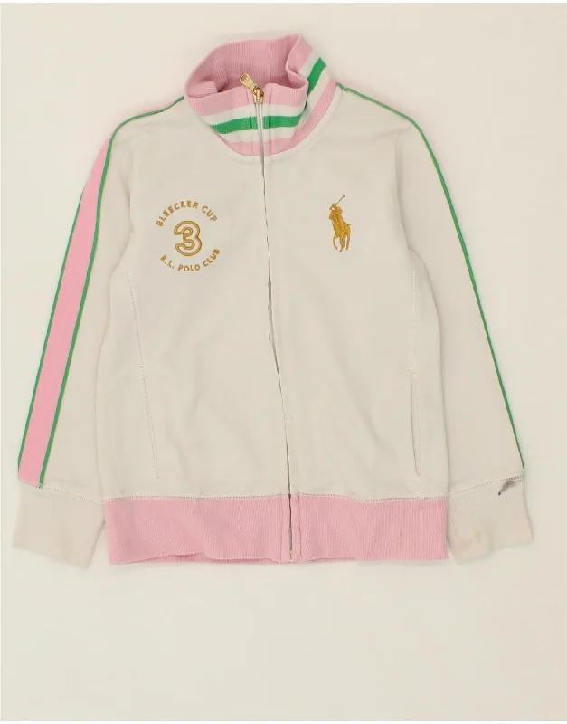 Men's Coats for SnowshoeingRALPH LAUREN Girls Graphic Tracksuit Top Jacket 5-6 Years White Men's Coats for SnowshoeingRALPH LAUREN Girls Graphic Tracksuit Top Jacket 5-6 Years White