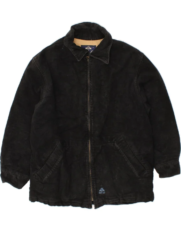 Men's Coats with Modern CutsREPLAY Mens Windbreaker Jacket UK 38 Medium Black