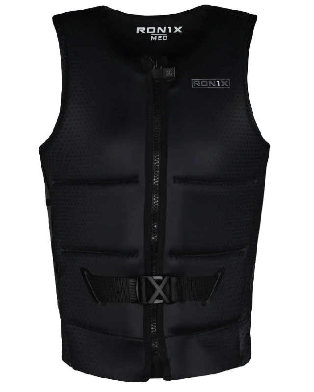 Men's Coats with ZippersRonix One L50s Jacket - Black/Silver/Honeycomb - 2023