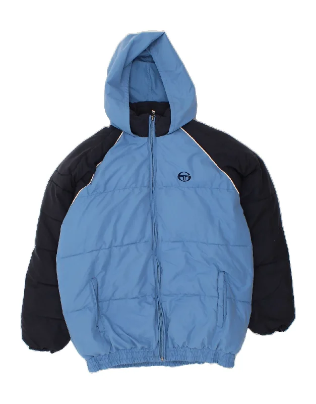 Men's Coats for TravelSERGIO TACCHINI Boys Hooded Padded Jacket 13-14 Years XL Blue Colourblock Men's Coats for TravelSERGIO TACCHINI Boys Hooded Padded Jacket 13-14 Years XL Blue Colourblock