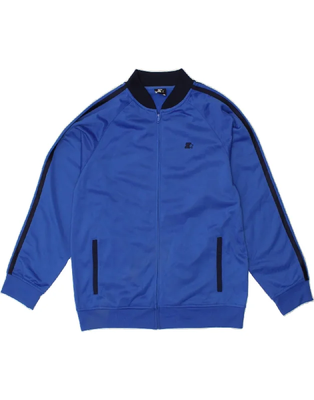Men's Coats for WorkSTARTER Boys Tracksuit Top Jacket 15-16 Years 2XL Blue Polyester Men's Coats for WorkSTARTER Boys Tracksuit Top Jacket 15-16 Years 2XL Blue Polyester