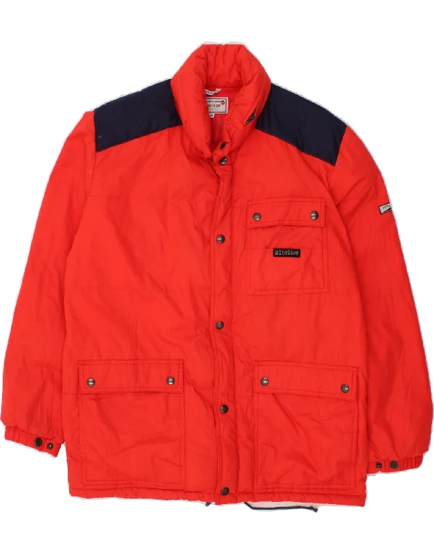 Men's Coats with Removable LiningsSTRATOS Mens Hooded Padded Jacket UK 38 Medium Red Cotton Men's Coats with Removable LiningsSTRATOS Mens Hooded Padded Jacket UK 38 Medium Red Cotton