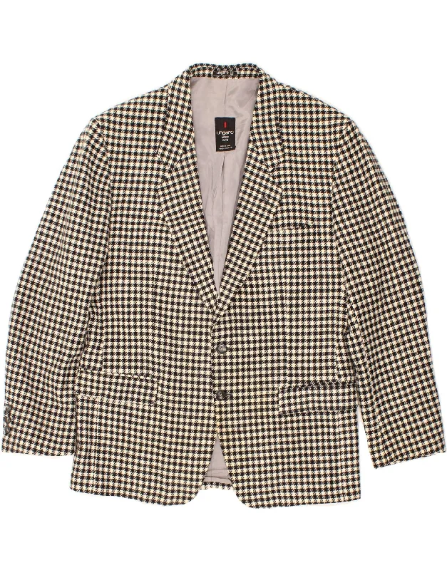 Men's Coats for SpringUNGARO Mens 2 Button Blazer Jacket IT 54 2XL Black Herringbone Wool Men's Coats for SpringUNGARO Mens 2 Button Blazer Jacket IT 54 2XL Black Herringbone Wool