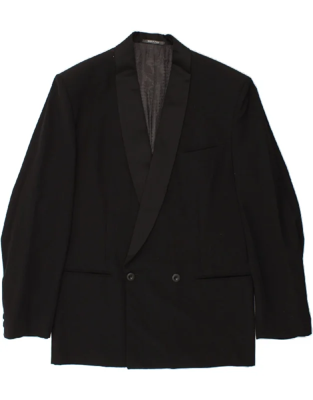 Men's Coats with Embroidered DetailsVINTAGE Mens Double Breasted Blazer Jacket UK 38 Medium Black Men's Coats with Embroidered DetailsVINTAGE Mens Double Breasted Blazer Jacket UK 38 Medium Black