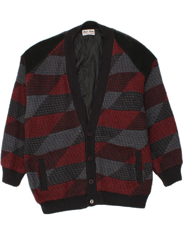 Luxurious Men's Cashmere CoatsVINTAGE Mens Knit Bomber Jacket UK 42 XL Multicoloured Geometric Wool Luxurious Men's Cashmere CoatsVINTAGE Mens Knit Bomber Jacket UK 42 XL Multicoloured Geometric Wool