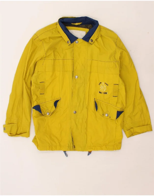 Men's Coats Made in the USAVINTAGE Mens Yachting Utility Jacket UK 38 Medium Yellow