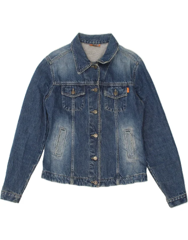 Men's Coats for WalkingWITBOY Girls Denim Jacket 11-12 Years XL Blue Cotton