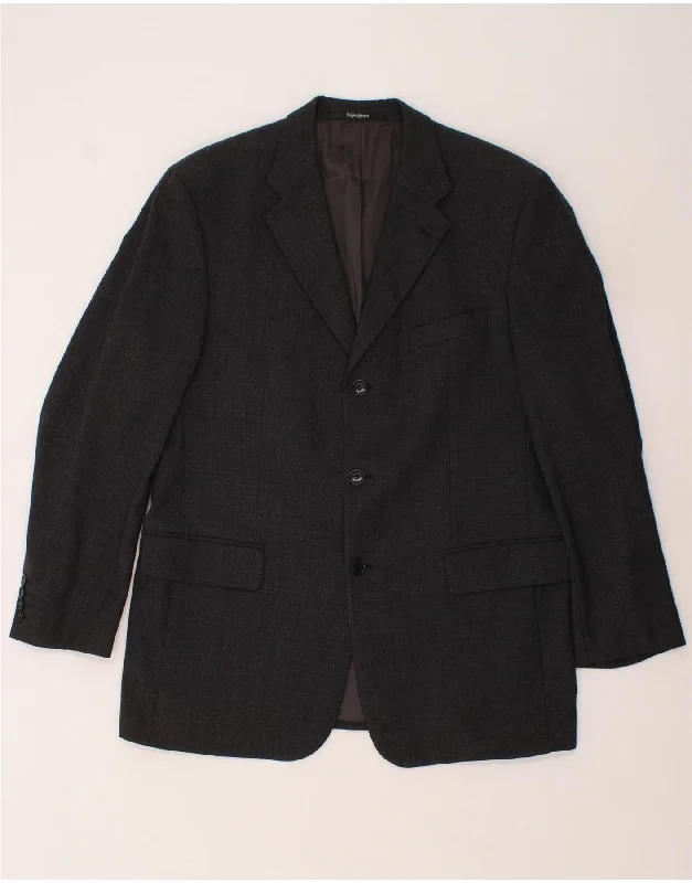 Men's Coats for Every BudgetYVES SAINT LAURENT Mens 3 Button Blazer Jacket IT 52 XL Grey Wool Men's Coats for Every BudgetYVES SAINT LAURENT Mens 3 Button Blazer Jacket IT 52 XL Grey Wool